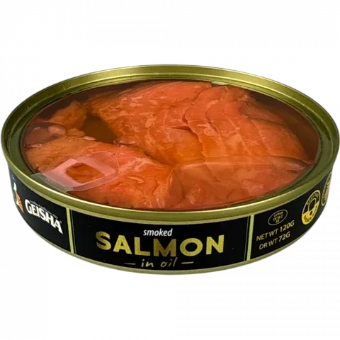 Конс Banga Лосось атлантичний копчений в олії 120 г (Латвія)