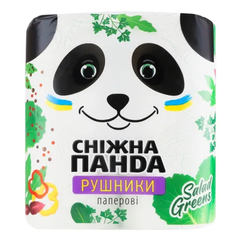 Рушник папер. Сніжна Панда 2 шт.
