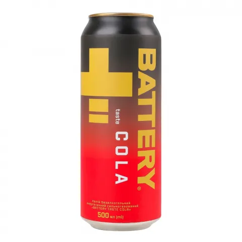 Напій б/алк. Battery 0,5 л з/б taste Cola