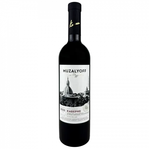 Вино MUZALYOFF Каберне 0,75 л сух. червон. /225