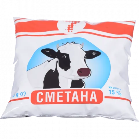 Сметана 7` 15 400 г п/е`