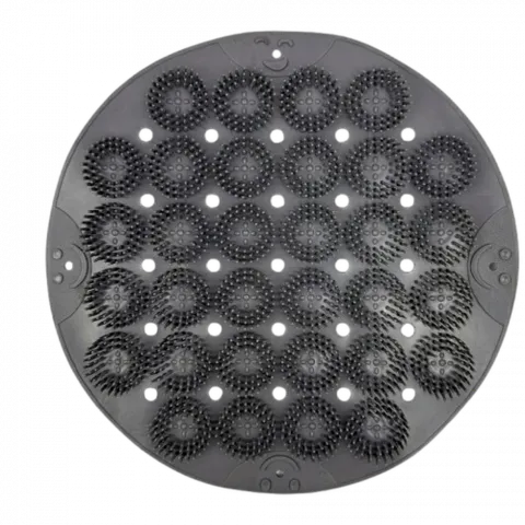 Килимок-масажер д/ванної кімнати гумовий круглий 30см арт. 34810-8 И965