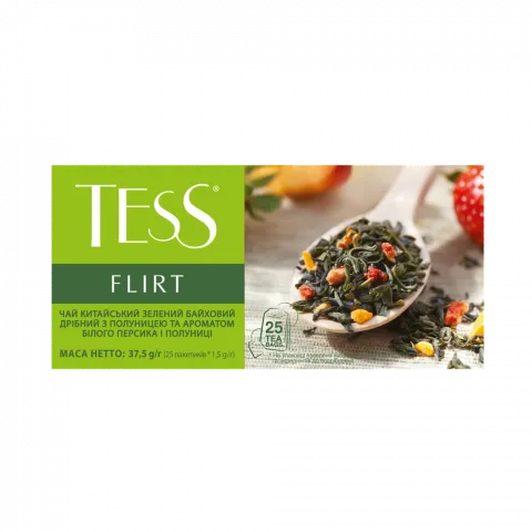 Чай Тесс 25 шт. зелен. Flirt