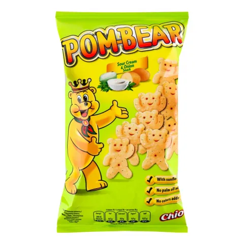 Снеки Chio PomBear 65 г зі смаком сметани та цибулі