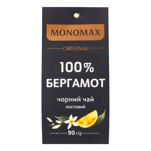 Чай Мономах 90 г чорний Бергамот