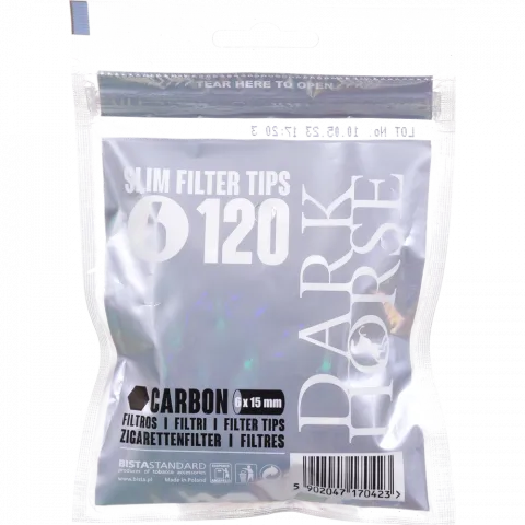 Фільтри Dark Horse 120 шт. Slim Carbon