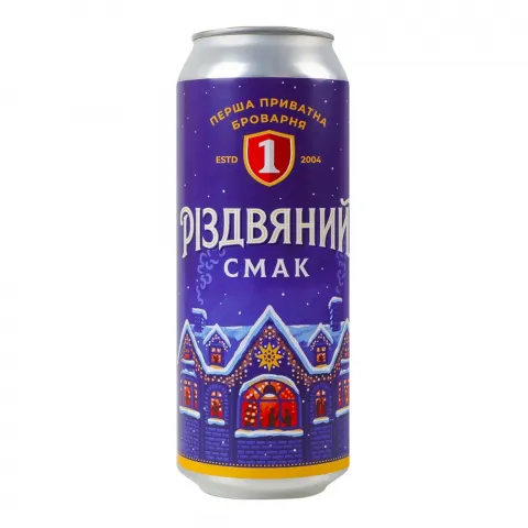 Пиво ППБ 0,5 л з/б Бочкове Різдвяний смак