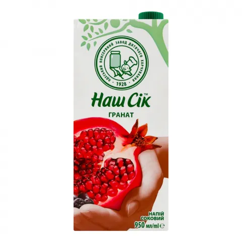 Нектар Наш Сік 0,95 л т/п Гранатовий