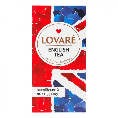 Чай Lovare 24 шт. Англійська Чайний Квартет/Англійський сніданок