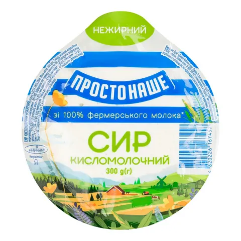 Сир кисломолоч. Простонаше н/ж 300 г