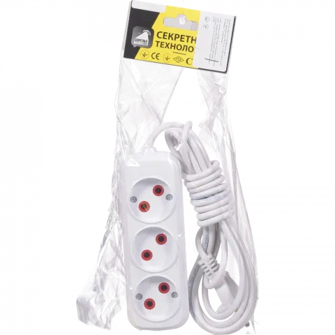 Секретні технології Подовжувач 3 вх./3 м/бз