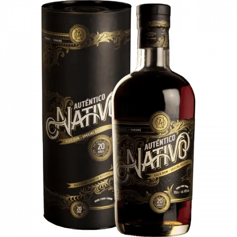 Ром Autentico Nativo 0,7л 20 років у тубусі 40 (Панама)