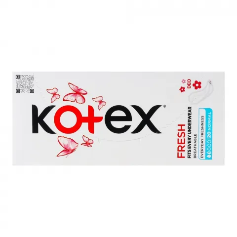 Прокладки щоден. Kotex 20 шт. Deo Нормал