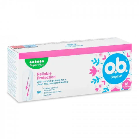 Тампони OB 16 шт. супер плюс