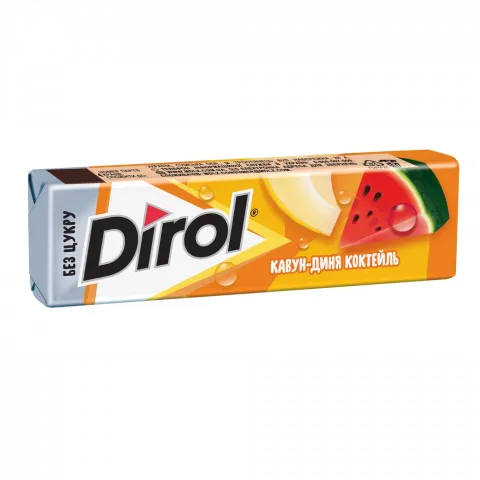 Жув. гумка Dirol 14 г Кавун + Диня
