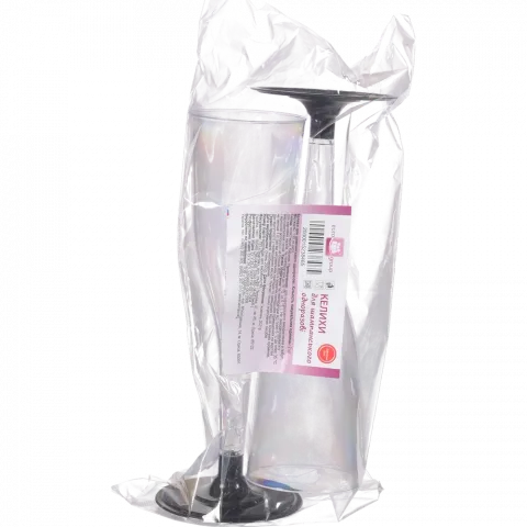 Келих д/шампанського пласт. Єврогруп 130 мл 2 шт.