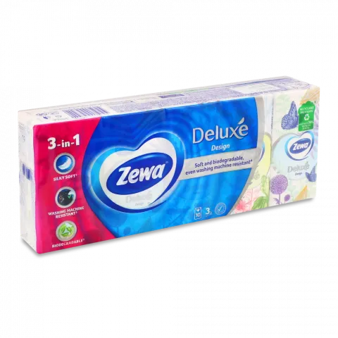 Хустинки нос. Zewa 110 шт. Deluxe Limited Edition