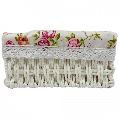 Коробка меблева з тканиною 19x13x8 см арт. SY17809-28 И543