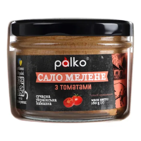 Сало ПалКо 160 г мелене з томатами
