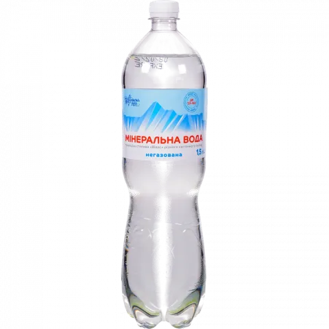 Вода Українська зірка 1,5 л б/газ. Вівас