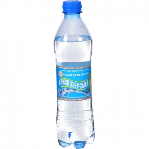 Вода Кривоозерська 0,5 л газ.