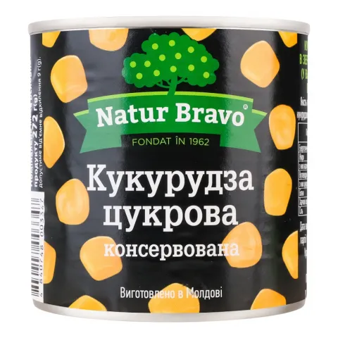 Конс Кукурудза Natur Bravo 425 мл з/б солодка (Молдова)