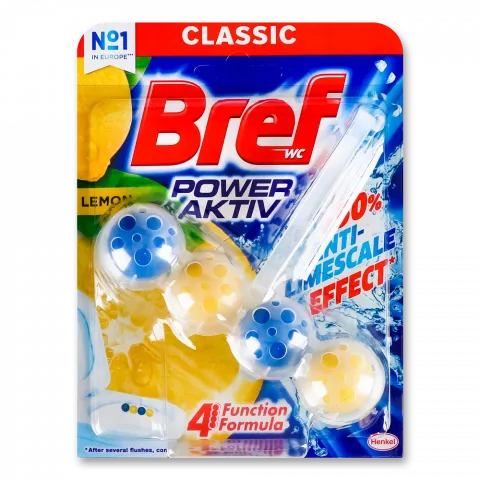 Освіж. д/унітазу Bref 50 г Актив Лимон