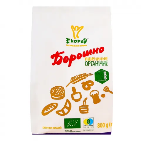 Борошно Екород в/ґ 0,8/1 кг органічне