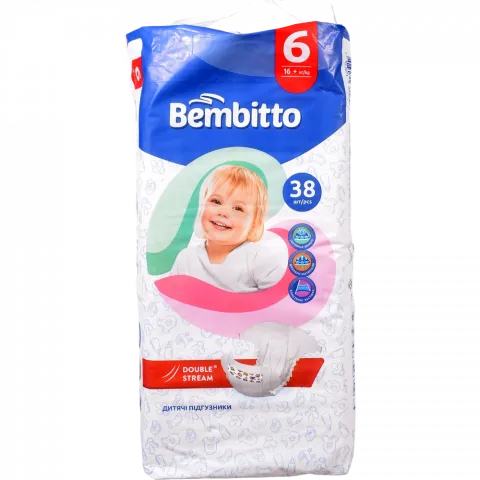 Підг. Bembitto 38 шт. 6 (16+ кг)