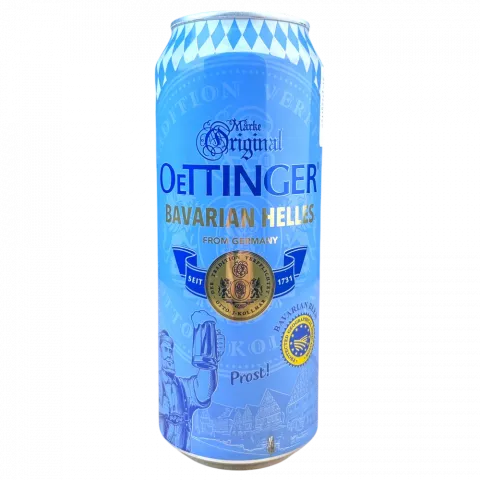 Пиво OeTTINGER Баварське світле 0,5л з/б 4,7 И346 (Нім)