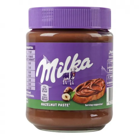 Паста горіхова Мілка 350 г з фундука з додаванням какао