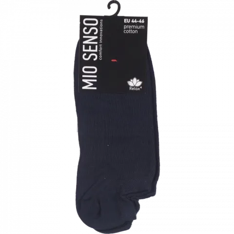 Шкарпетки чол. Mio Senso ультракороткі C100R темно-сині, р. 44-46