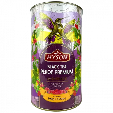 Чай Хайсон 100 г туб. чорн. Пекое Преміум И678 (Шрі-Ланка)
