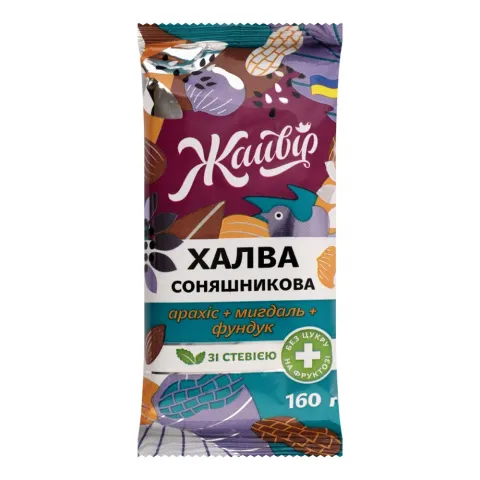 Халва Жайвір діабетич. 160 г арахіс, мигд,, фунд.