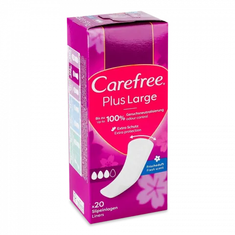 Прокладки щоден. Carefree 20 шт. Maxi fresh