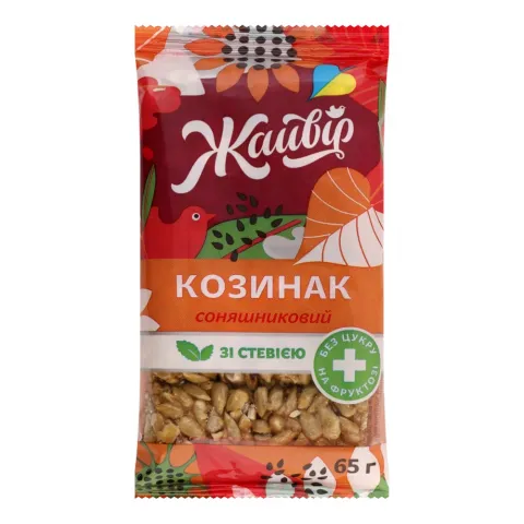 Козинак Шпола діабетич. 65 г соняшниковий на фруктозі зі стевією