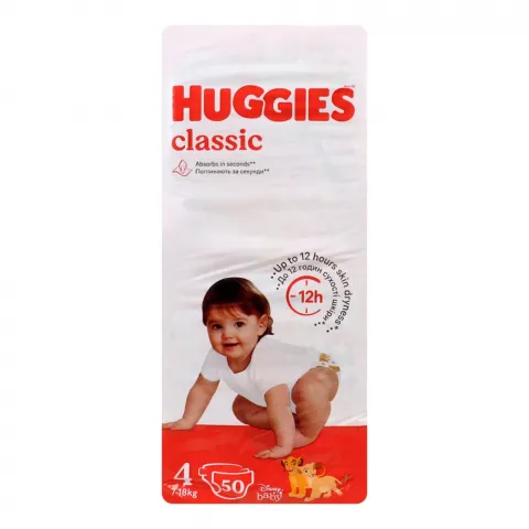 Підг. Huggies Класік 48/50 шт. Jumbo 4 (7-18 кг)