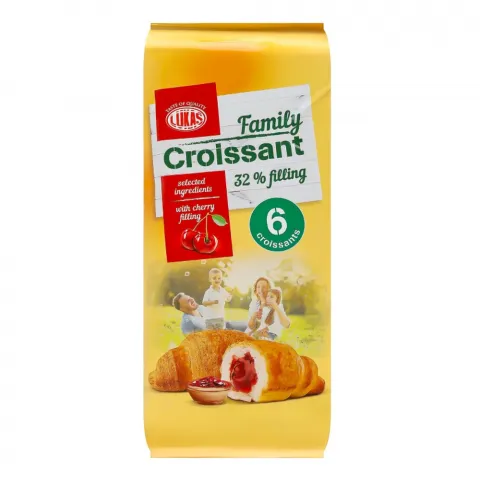 Круасанчик Лукас 270 г з вишневим наповнювачем