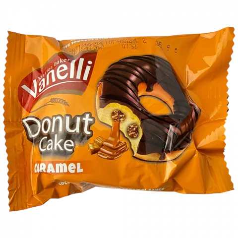 Тістечко VANELLI DONUT 35 г з карамеллю И616 (Туреччина)