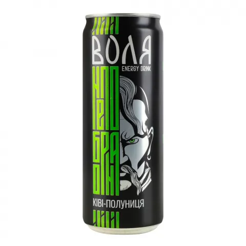 Напій б/алк. Воля Моршинська 0,33 л з/б Енерджі Ківі-Полуниця