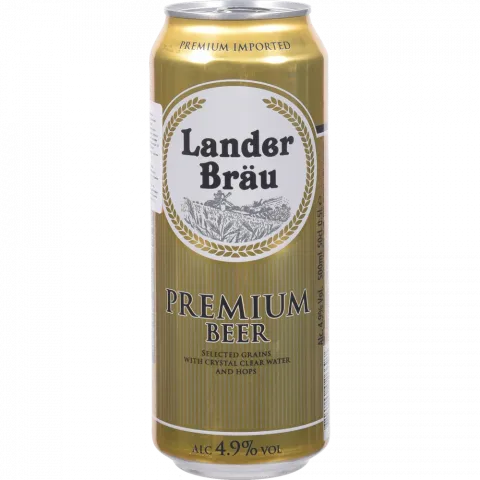 Пиво Landerbrau 0,5 л з/б Premium Pilsner