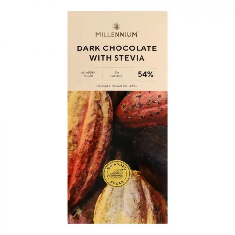 Шок Міленіум 100 г чорн. зі стевією б/цукру 54