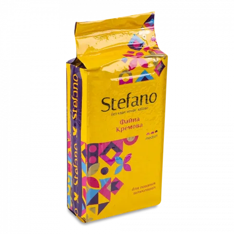 Кава Stefano 230 г мел. Файна кремова