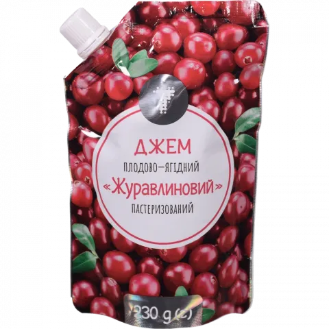 Джем 7` 230 г д/пак. Журавлина`