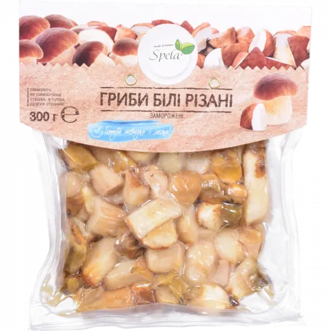 Св морож Гриби білі Spela 300 г різані