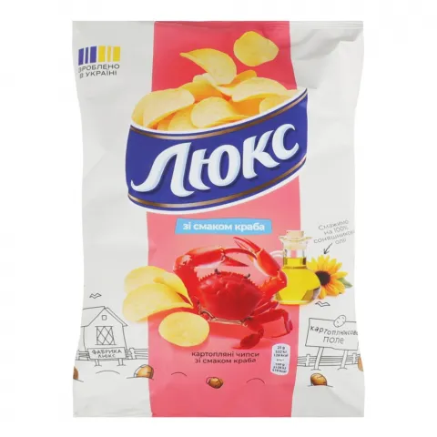 Чипси Люкс 125/133 г краб