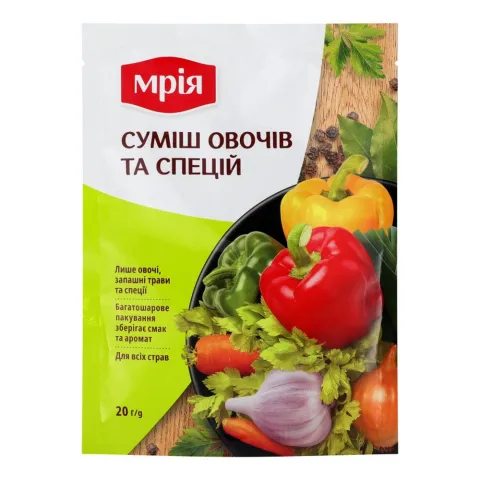 Приправа Мрія 20 г Суміш овочів та спецій