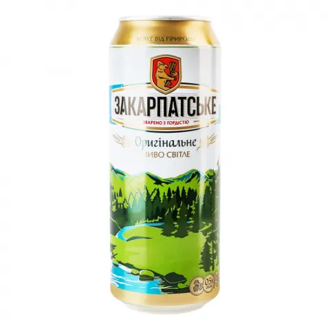 Пиво ППБ Закарпатське 0,5 л з/б