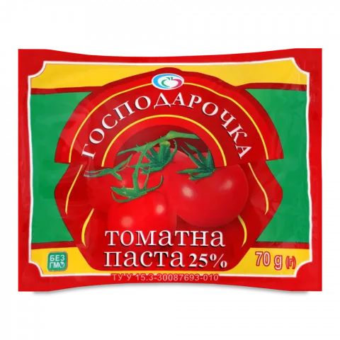 Томат паста Господарочка 70 г д/пак. 25