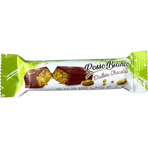 Батончик Rosso Bianco 35 г в шок.з кокос-фісташ.крем(Туреччина) И109